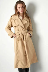 Langer Trenchcoat