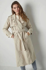 Langer Trenchcoat