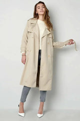 Langer Trenchcoat