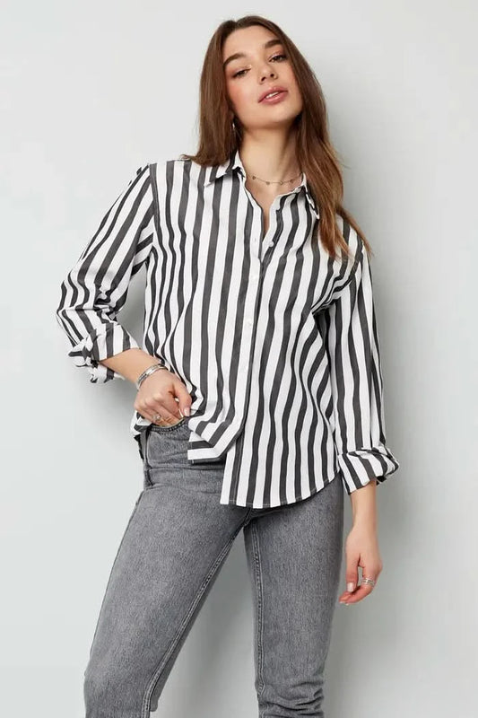 Gestreifte Casual-Bluse