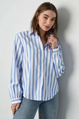 Gestreifte Casual-Bluse