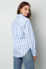 Gestreifte Casual-Bluse