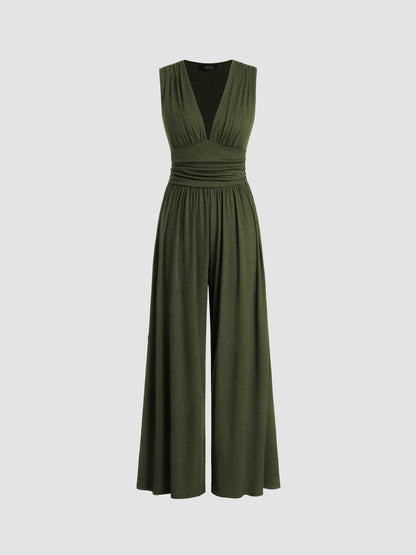 CHARITY – Schicker ärmelloser Jumpsuit mit weitem Bein