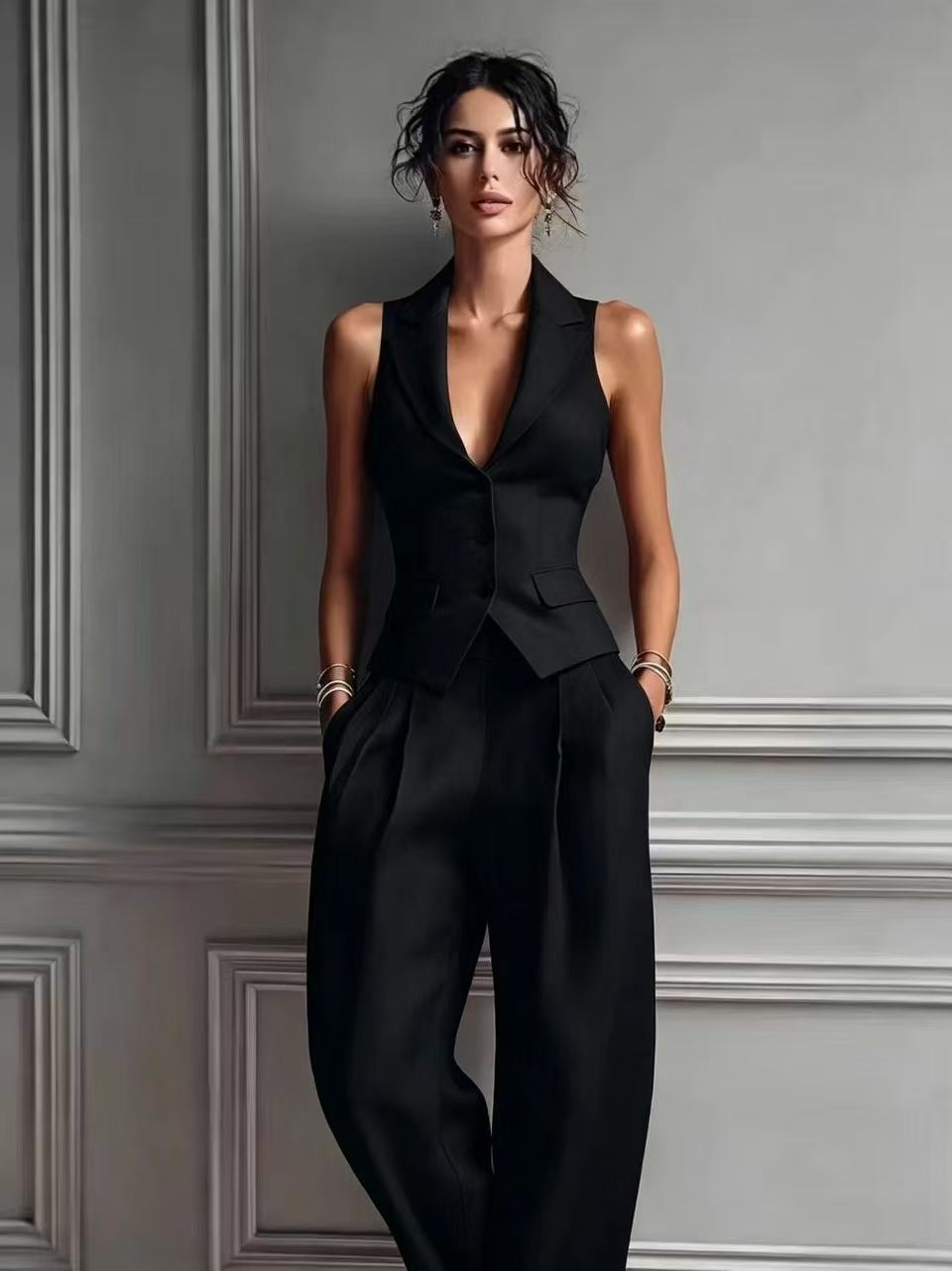 MEIER MODE | ELEGANTES ZWEITEILIGES SET FÜR DAMEN