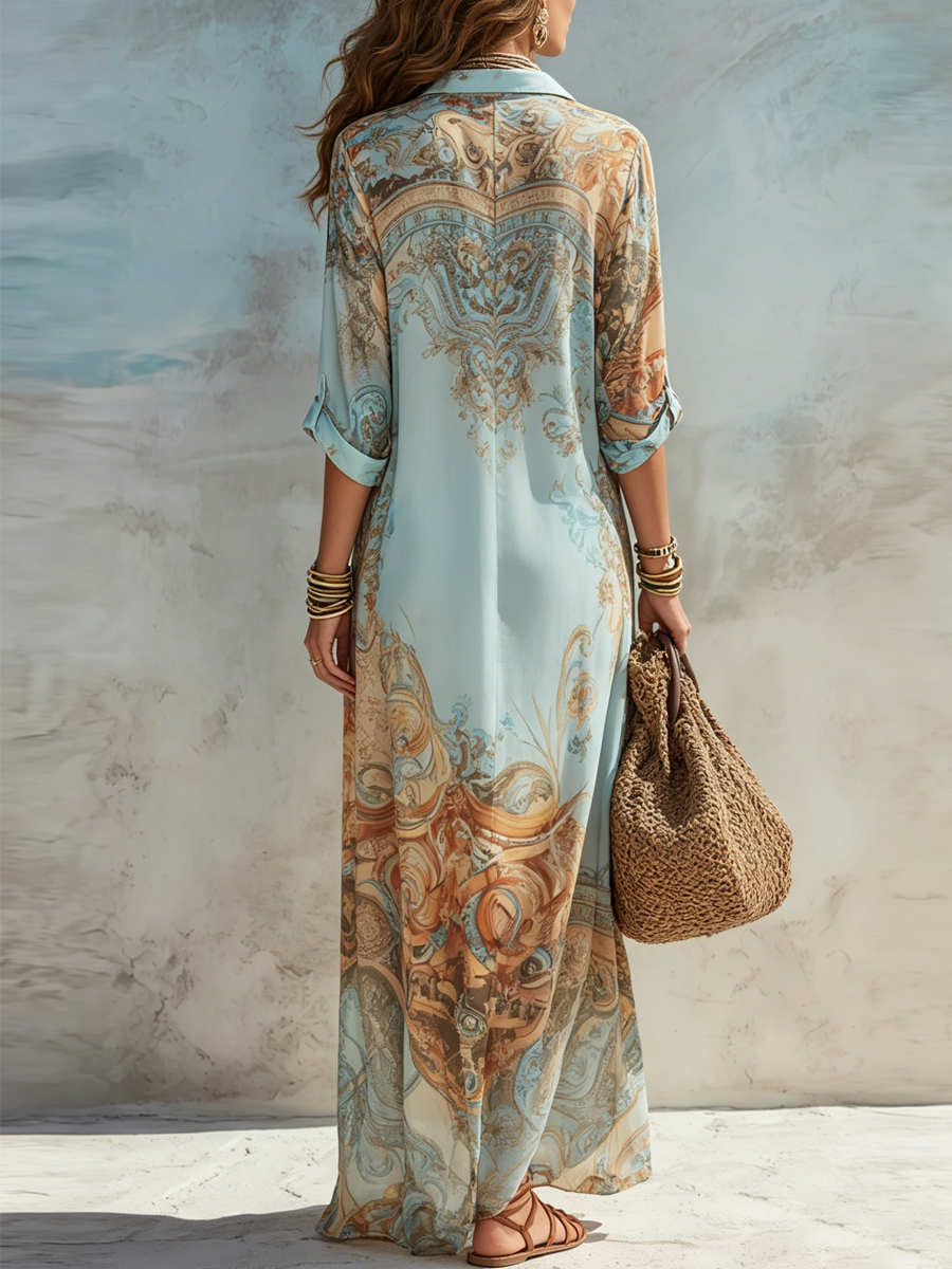 Lorna | Hemdblusenkleid Mediterraneo